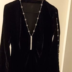 Party dress with swarovoski crystal